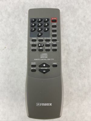 Fisher REM-C10 Remote Control for Fisher TAD-S450 Mini Stereo-image