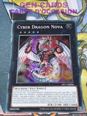 Used Yu Gi Oh Card CYBER DRAGON NOVA OP17-FR006-image