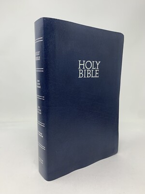 Bible KJV Giant Large Print Verse Ending Reference Leather Red Letter Words-image