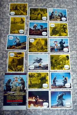 GODZILLA VS. MEGALON 20 Lobby Cards German compl Set ゴジラ対メガロ ´73 Keiju Eiga TOHO-image