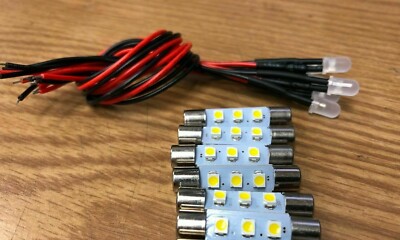 Vintage Fisher  4020 / 4025 / 4060 stereo receiver front panel LED lamps.-image
