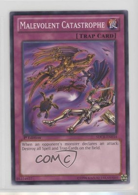 2014 Yu-Gi-Oh! Cyber Dragon Revolution 1st Edition Malevolent Catastrophe 0rq9-image