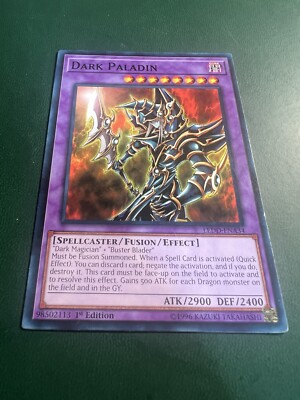 Dark Paladin LEDD-ENA34 NM 1st Edition Non Holo Rare Yugioh Card!-image