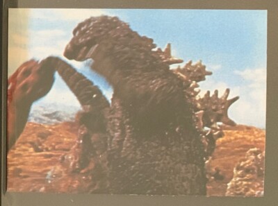 1973 vintage GODZILLA Amada Toho kaiju Card Japanese #8-image