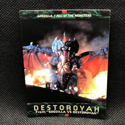 Destoroyah Godzilla Card TCG No.67 Toho Movie BANDAI 1996 1ST Japanese Japan-image