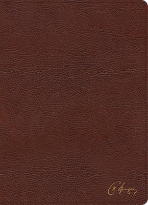 KJV Spurgeon Study Bible, Brown Bonded Leather Leather Book-image