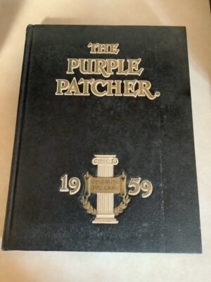 Holy Cross College Yearbook 1959 Worcester Massachusetts Purple Patch Dr. Fauci-image