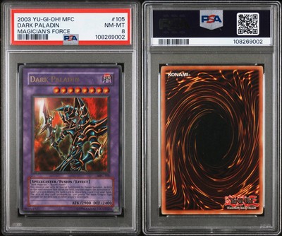 2001 Yu-Gi-Oh! MFC Dark Paladin Magician's Force PSA 8 Trading Card #105    cc17-image