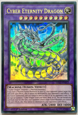 LED3-EN012 Cyber Eternity Dragon - Ultra Rare 1st Edition Near Mint YuGiOh Card-image