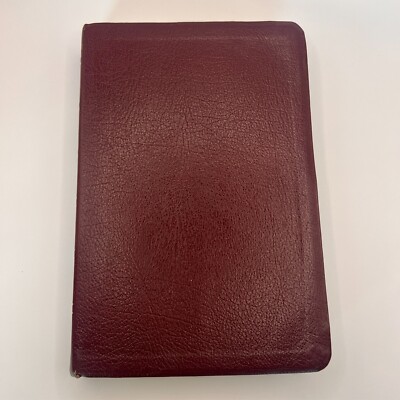 NRSV Reference Bible Zondervan Burgandy Leather Red Letter-image