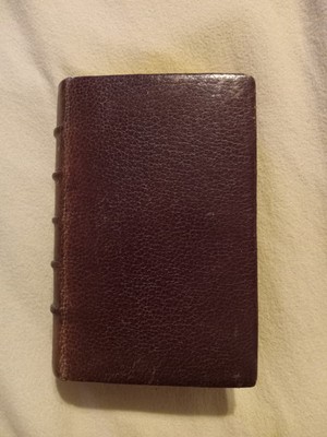 Paroissien Romain Tres Complet 1891 antique full leatherbound book-image