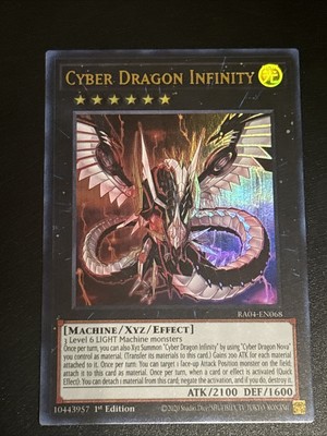 Cyber Dragon Infinity (UR) RA04-EN068 Quarter Century Stampede 1st Edition-image