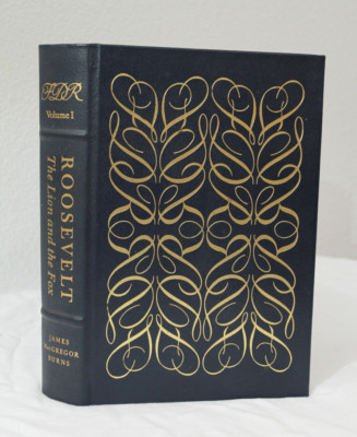 Roosevelt: The Lion and the Fox by James MacGregor Burns (Easton Press, Leather)-image