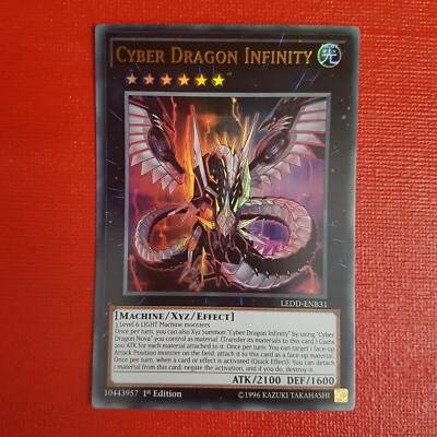 Yugioh Cyber Dragon Infinity LEDD-ENB31 1st Edition-image