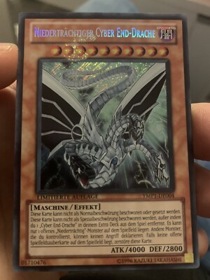 Yu-Gi-Oh Malefic Cyber End Dragon Ymp1-en004 Secret Rare German Misprint Hot!-image