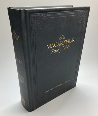 The MacArthur Study Bible 20th Anniversary Edition NKJV 2017 Hardcover Nelson-image