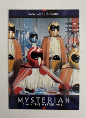 Carddass Masters Godzilla (Bandai, 1996) Japanese card set; #73, Mysterians-image