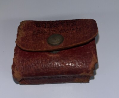 The Little Webster 18000 Word Dictionary Miniature Leather Bound Made in Germany-image