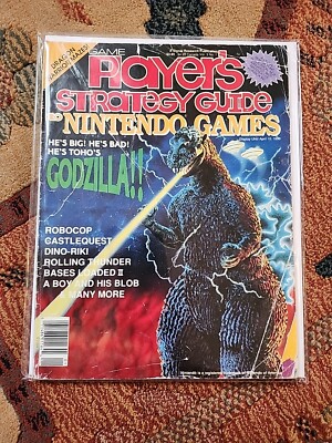 Game Players Strategy Guide To Nintendo Games Vol. 3 No.1 Godzilla With Inserts-image