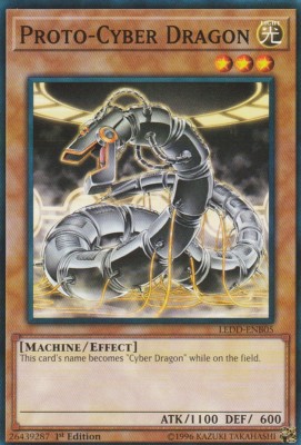 YUGIOH CARD PHOTO-CYBER DRAGON LEDD-ENB05 1ST EDITION-image