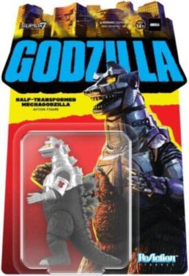 Half-Transformed Mechagodzilla Godzilla TOHO Super7 Reaction Action Figure-image