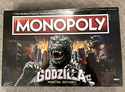 Godzilla Monopoly Board Game Monster Edition Brand New-image