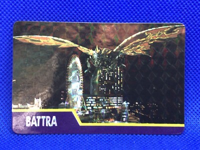 BATTRA Godzilla vs Mothra  HOLO Prisim Meiji card TOHO 1993 Japanese-image
