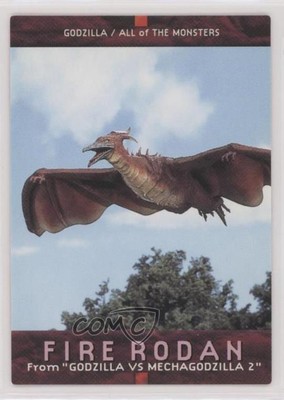 1996 Bandai Carddass Godzilla All of The Monsters Fire Rodan #57 0b67-image