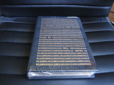 BILL GATES SIGNED - SOURCE CODE MY BEGINNINGS EASTON PRESS LEATHER FIRST EDITION-image
