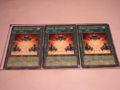 3X Delta Attacker AST-096 - Yugioh  Yu Gi Oh! 3 Playset-image