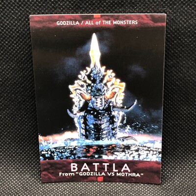 Battla Godzilla Card TCG No.53 Toho Movie BANDAI 1996 1ST Japanese Japan-image
