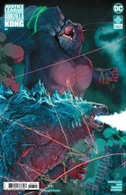 Justice League vs Godzilla vs Kong #7 (Of 7) Cover D 1:25 Mikel Janin Card Stock-image
