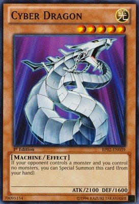 Cyber Dragon - BP02-EN039 - Common - 1st Edition - Heavily Played-image