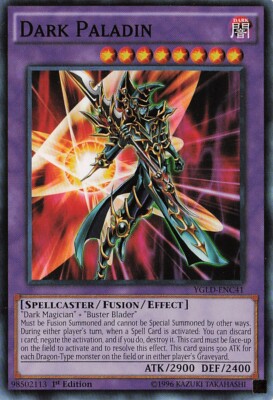Yu-Gi-Oh! Dark Paladin YGLD-ENC41 Common 1st Edition NM-image