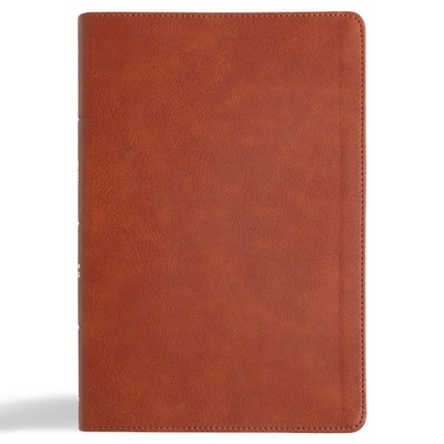 Holy Bible : Christian Standard Bible, Burnt Sienna, Leathertouch, Giant Prin...-image