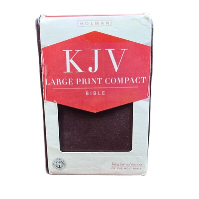 King James Version KJV Holy Bible Large Print Compact Holman Publishers-image