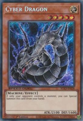 Yugioh! Cyber Dragon - SGX3-ENI28 - Secret Rare - 1st Edition Near Mint, English-image