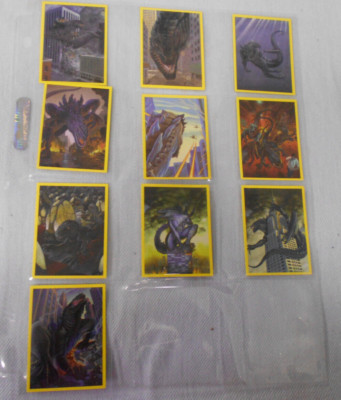 #SS   1998  SET OF TEN(10)  MAGGI NOODLE GODZILLA  CARDS-image
