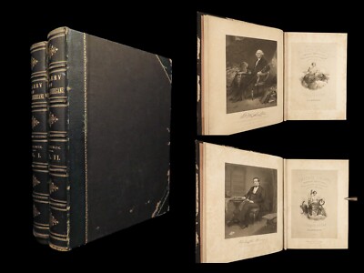 1862 National 119 Portraits 1ed ART Gallery Washington Thomas Jefferson Chappel-image