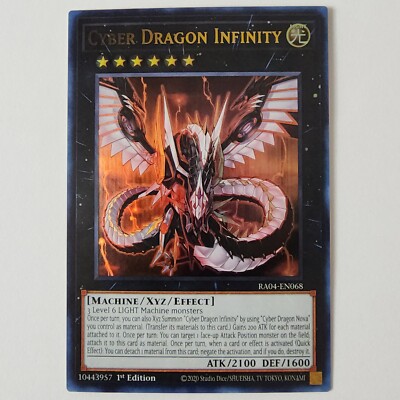 Cyber Dragon Infinity - RA04-EN068 - NM - Ultra Rare - 1st ed -Yugioh-image