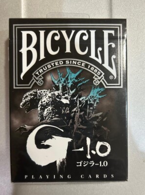 Bicycle Godzilla Minus One -1.0 Playing Cards  G -1.0  Trump Godzilla store-image