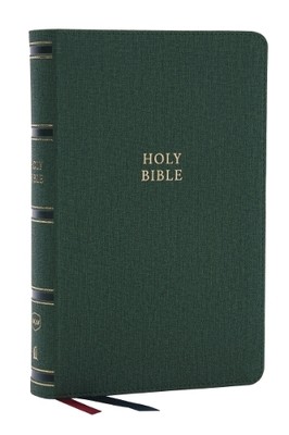 Thomas Nelson NKJV, Single-Column Reference Bible, Verse-by-vers (Leather Bound)-image
