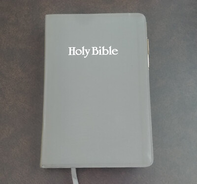 *GIANT PRINT* Holy Bible KJV w/ References Genuine Leather Tabbed [1979]-image