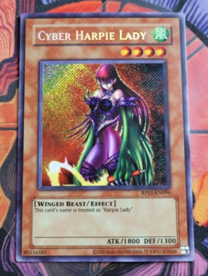 Cyber Harpie Lady RP01-EN096 2020 Secret Rare	Yugioh Card English-image