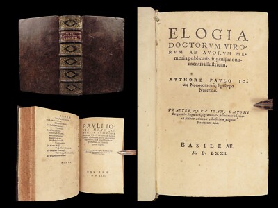 1571 Paolo Giovio Biographies of Alexander the Great Columbus Cortez Charlemagne-image