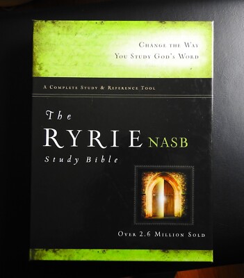 Ryrie NASB Study Bible - Reference Tools (Red Letter -Black Leather)-image