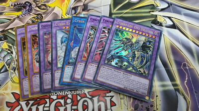 YuGiOh Cyber Dragon / Cyberdark Deck [SDCS] 40 cards main + 8 extra deck-image