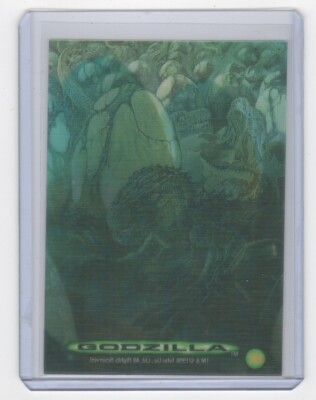 1998 Toho GODZILLA Movie Holographic Motion card #70-image