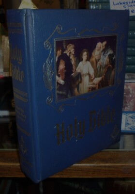 Holy Bible KJV Heirloom Masonic Master Reference Edition Leather Bound 1964-image