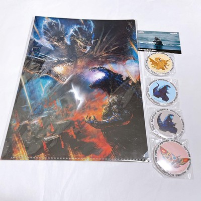 Godzilla Store Shinjuku Marui Limited Clear File Can Badge Bonus Cards Bulk Sale-image